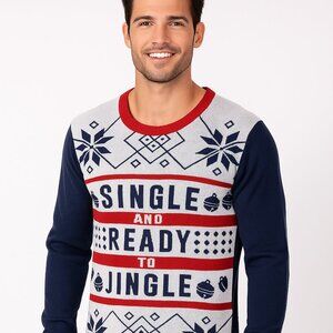*Ugly Sweater Season* Are You Single? Ready To Jingle? (Sz XL)